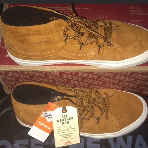 Vans Shoes All Weather Resistant Mte Scotchgard Suede Sk8mid Reissue G Brand New Vans Poshmark